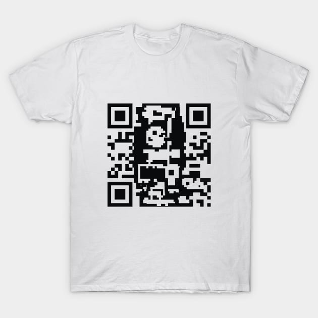 TOTAL STATION QRCode T-Shirt by AZMTH CLOTHING